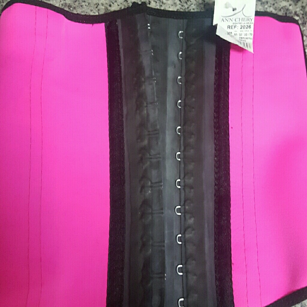 Latex waist trainer cincher ann chery new